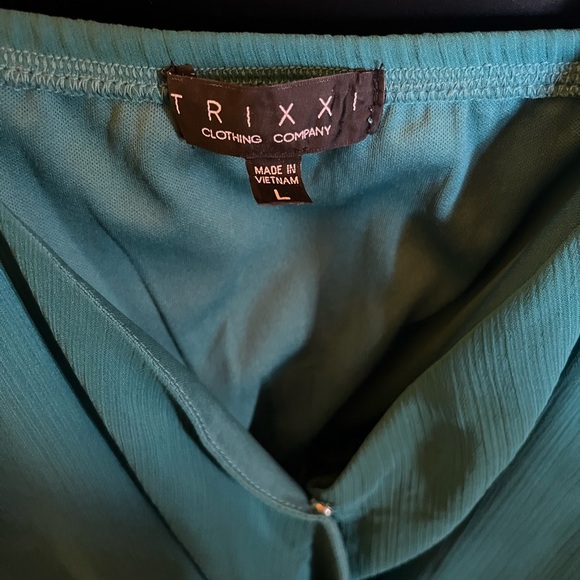 Trixxi Teal Romper - Picture 5 of 6